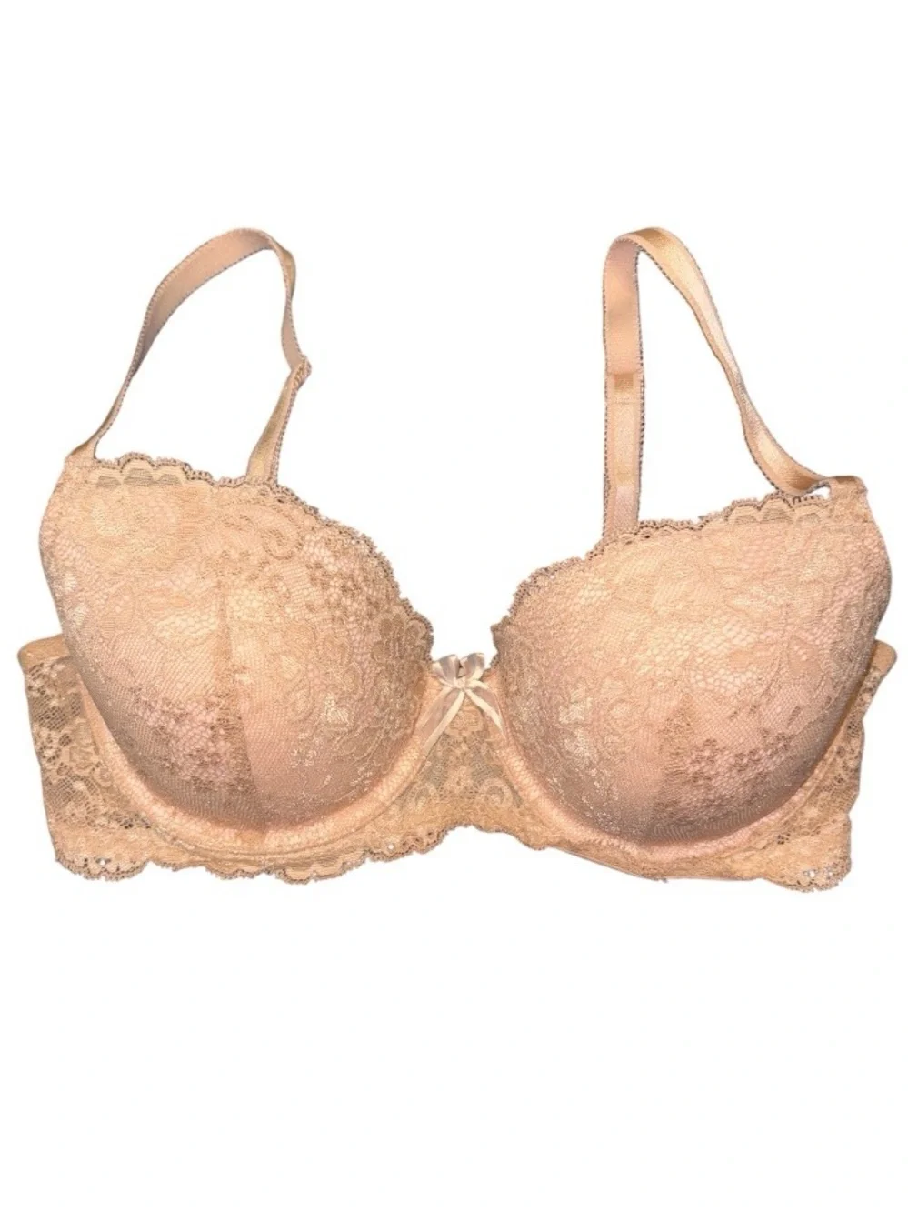 34D Victoria’s Secret Dream Angels Lined Demi Bra in Praline & Rose VINTAGE 🗝️